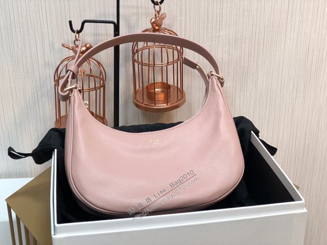 Celine專櫃2023新款AVA柔軟牛皮革手袋 賽琳AVA腋下包肩背手提女包 sldj2447